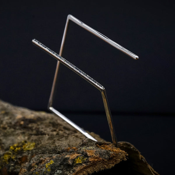 bratara geometric argint unicat