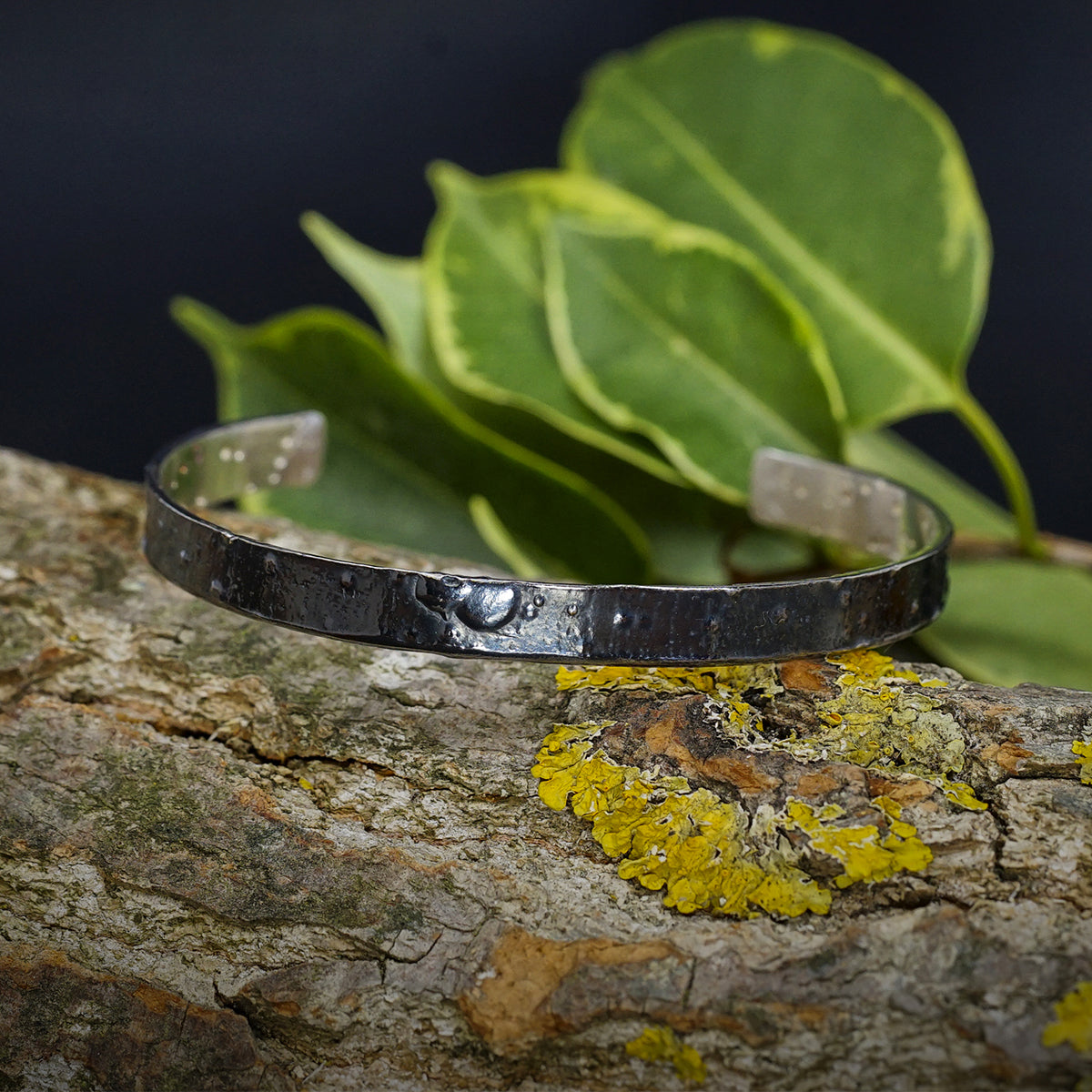 handmade bratara argint antichizat