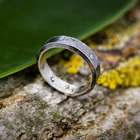 inel handmade verigheta contemporana argint