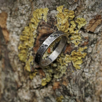 verigheta contemporana argint inel handmade