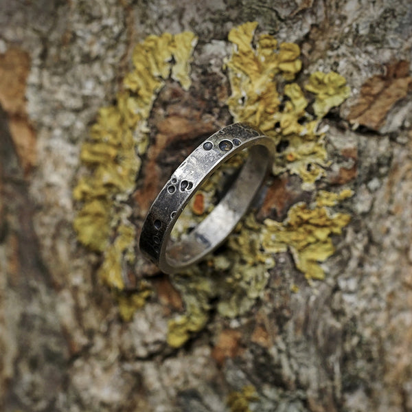 verigheta contemporana argint inel handmade