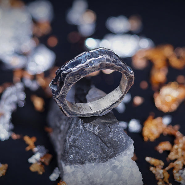 inel argint antichizat