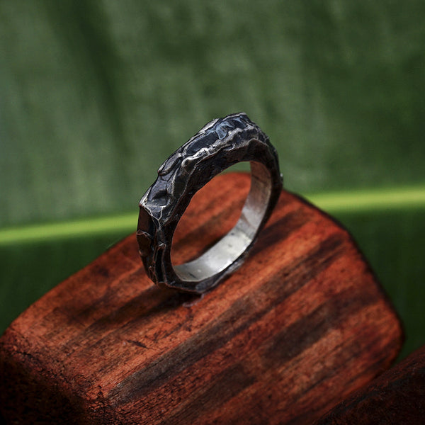 inel argint antichizat