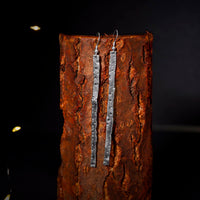 cercei lunig argint handmade