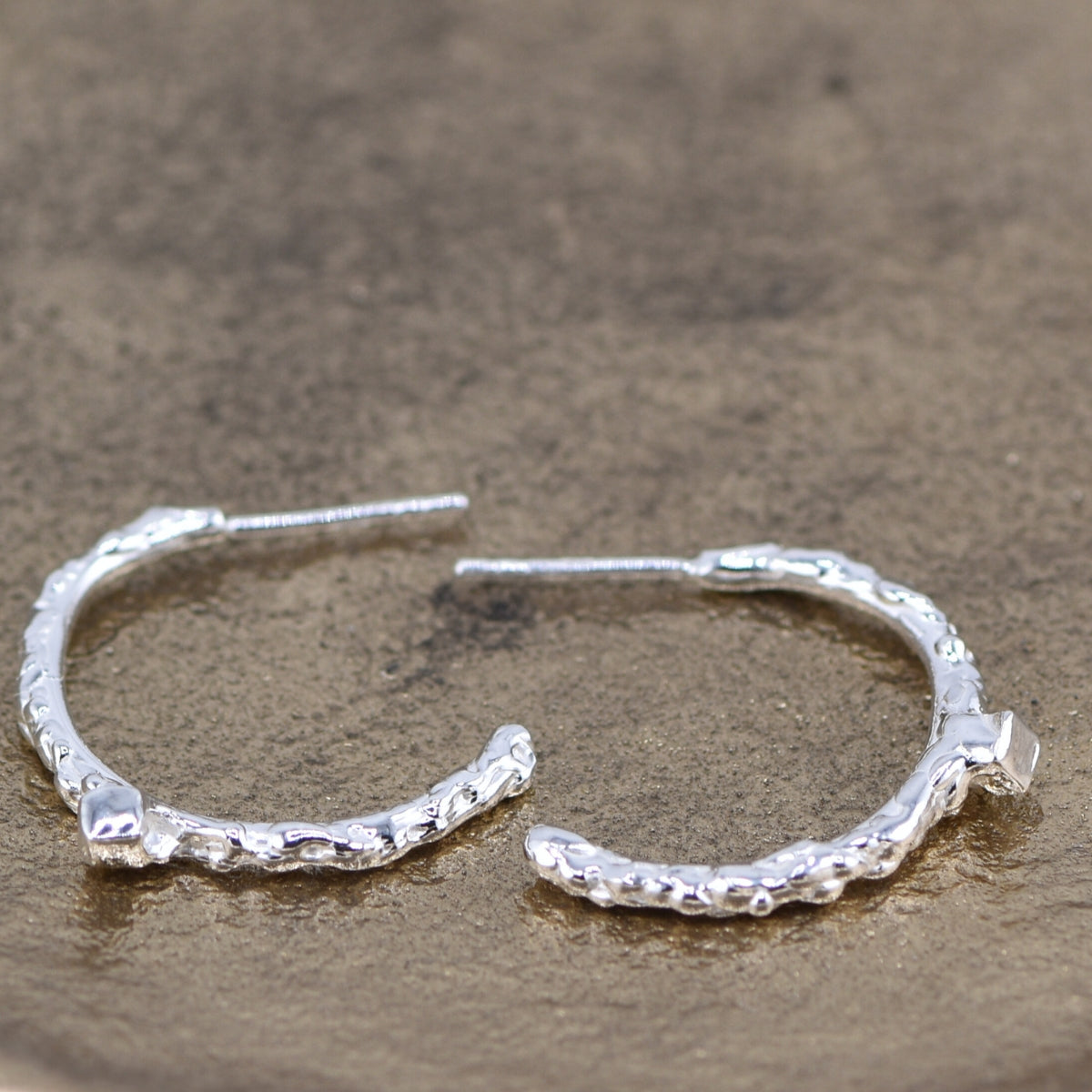 cercei argint handmade design contemporan