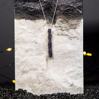 Colier contemporan argint antichizat