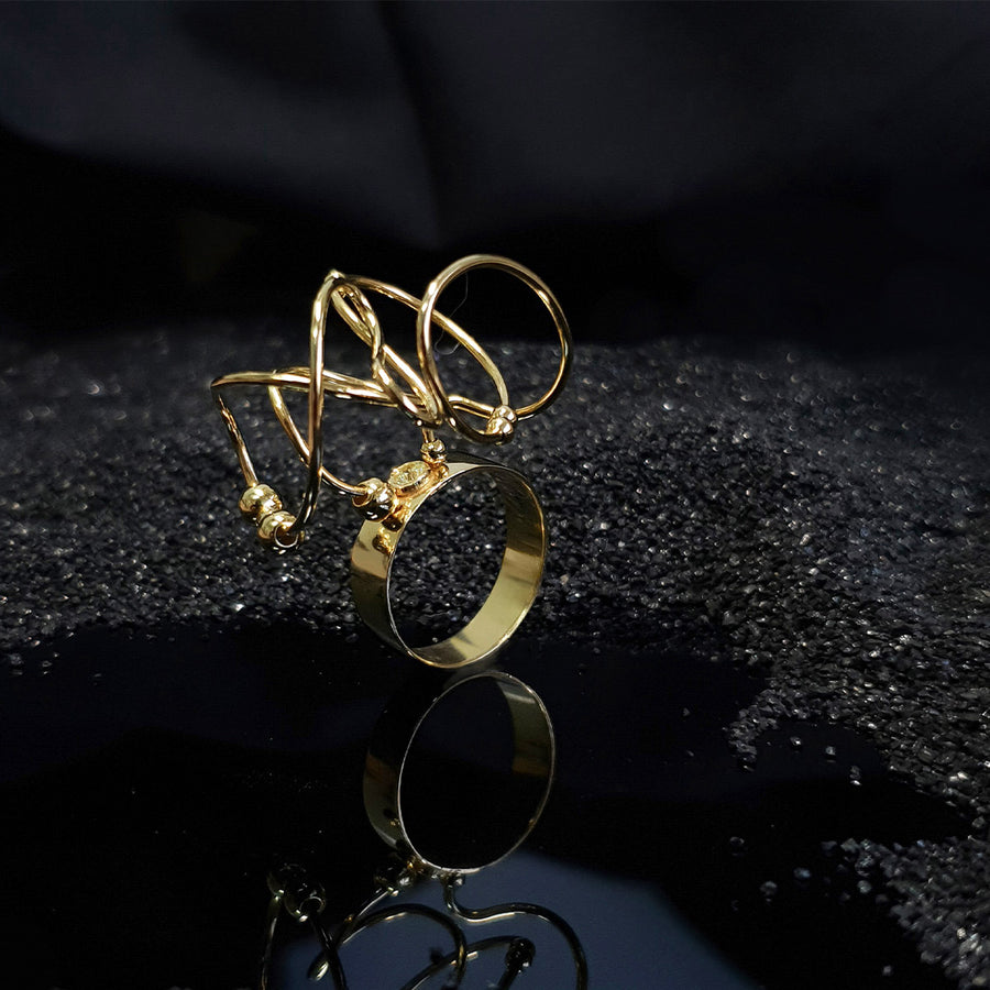 Inel Flow Aur 14K