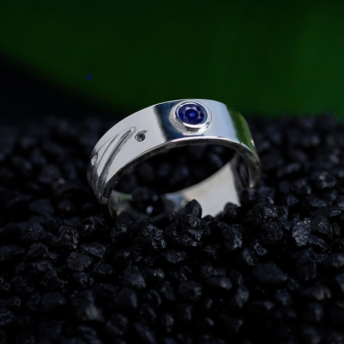 inel argint handmade cadou piatra zurconia