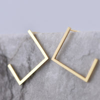 Cercei Square-Aur 14K