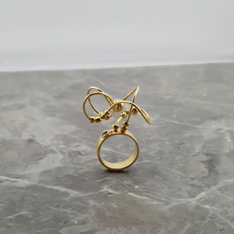 Inel Heartbeat Aur 14K
