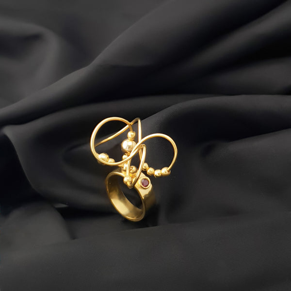 Inel Heartbeat Aur 14K