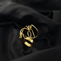 inel flow aur 14k unicat