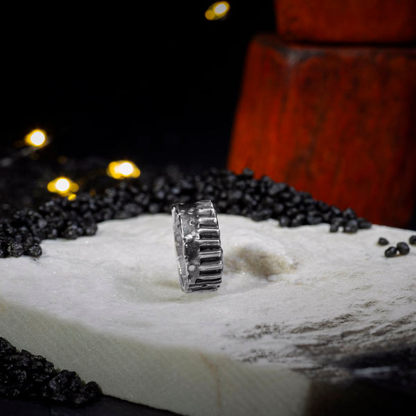 inel argint handmade