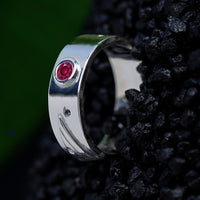 inel argint contemporan handmade