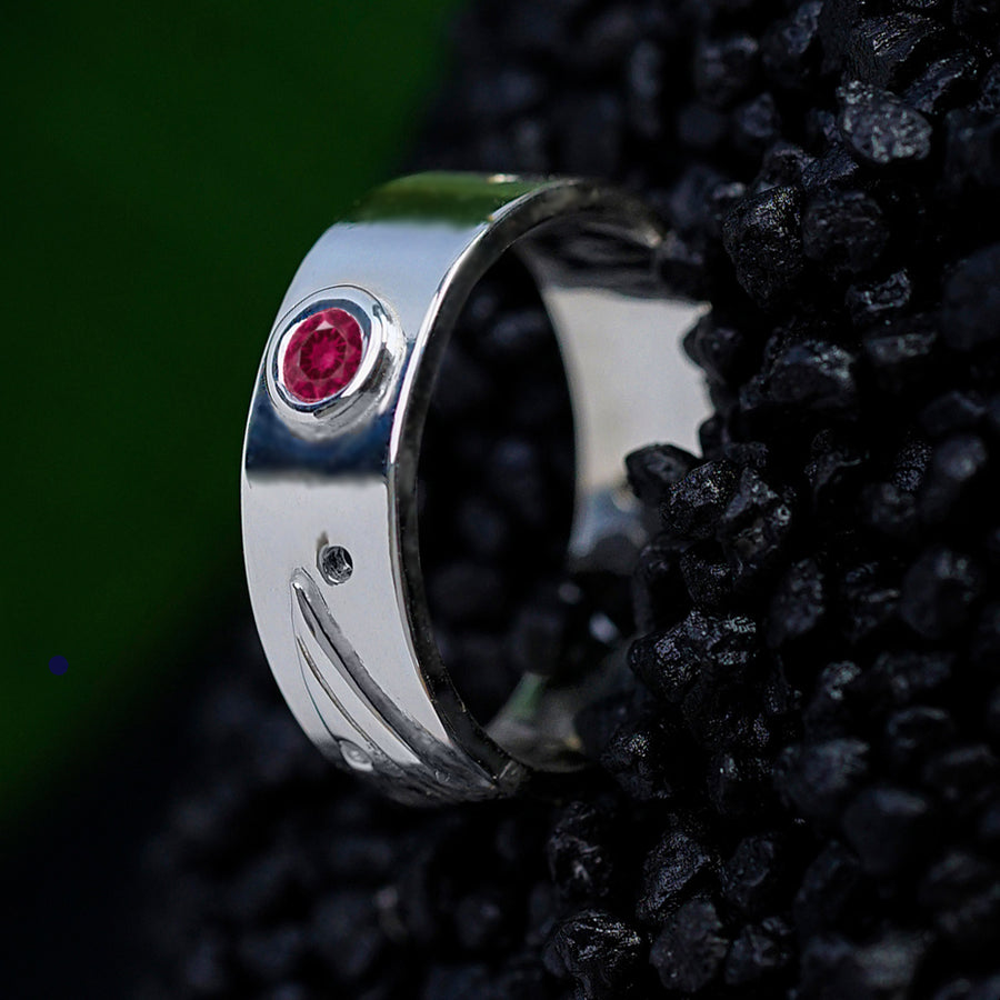 inel argint contemporan handmade