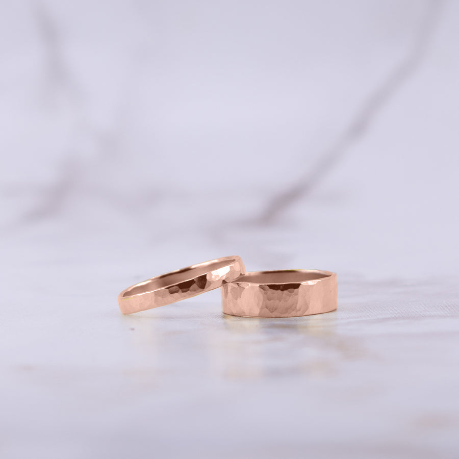 verighete confort din aur 14 k personalizate la comanda